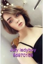 All sex services from stunning 24 y.o. July ladyboy